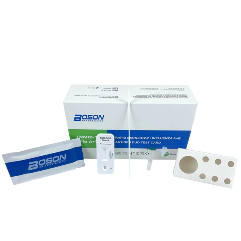 Експрес-тест для визначення антигена до вірусу COVID-19 та грипу А+В: 1N41C5, Xiamen Boson Biotech Co., Ltd.